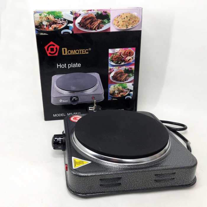 Електроплита DOMOTEC MS-5811 1500 Вт, переносна настільна електроплита, електроплита на 1 конфорку