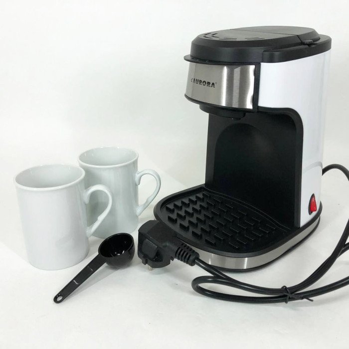 Кавоварка крапельна AURORA AU-3140, домашня кавоварка, маленька кавоварка для дому