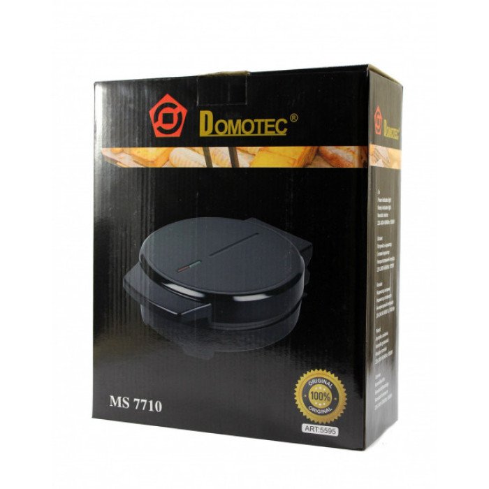 Вафельниця DOMOTEC MS-7710, вафельниця електрична побутова, електровафельниця, мультипекар вафельниця