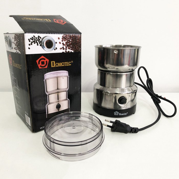 Кавомолка DOMOTEC MS-1206 (150Вт, 70г), кавомолка електрична для турки, роторна кавомолка